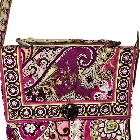 Vera Bradley Handbags - Vera Bradley Very Berry Paisley Julia Bag